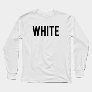 white Long Sleeve T-Shirt